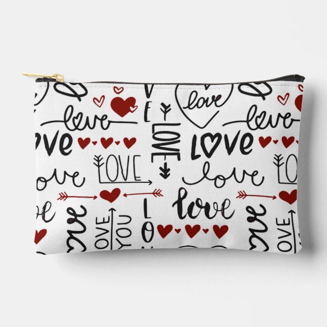 Valentines Day Zubehörtasche (Vorderseite)