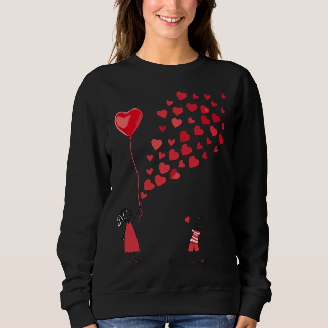 Valentine's design women sweatshirt (Devant)