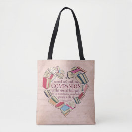 Valentines Elegantes Buchen Shakespeare Zitat Tasche