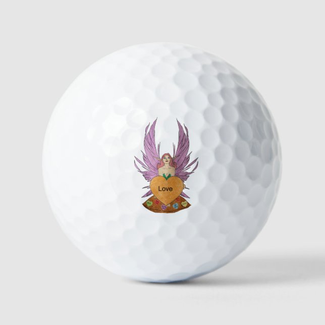 Valentines Faerie Golfball (Vorderseite)