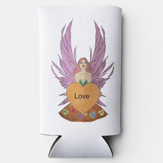 Valentines Faerie Selters Dosenkühler (Vorderseite)