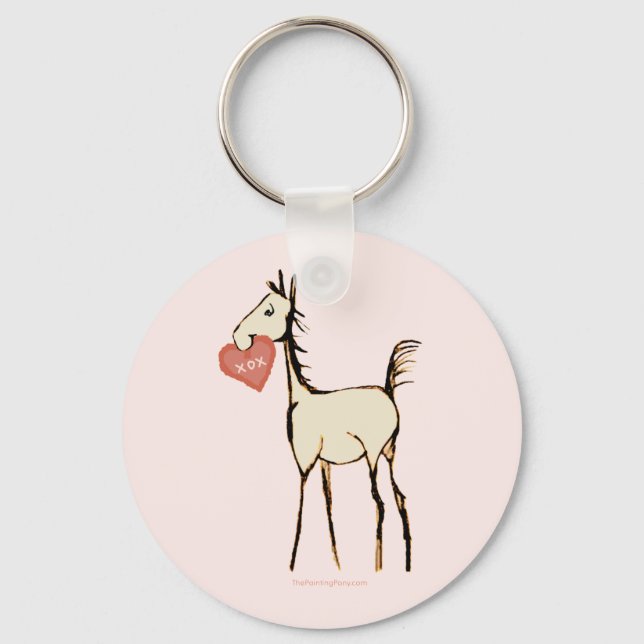Valentines Foal Schlüsselanhänger (Vorderseite)