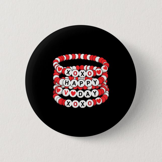 Valentines Friendship Bracelets Valentines Women K Button (Vorderseite)