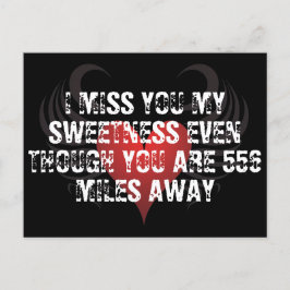 Valentines Gefängnisstrafe Langstreckenrauschen Feiertagspostkarte