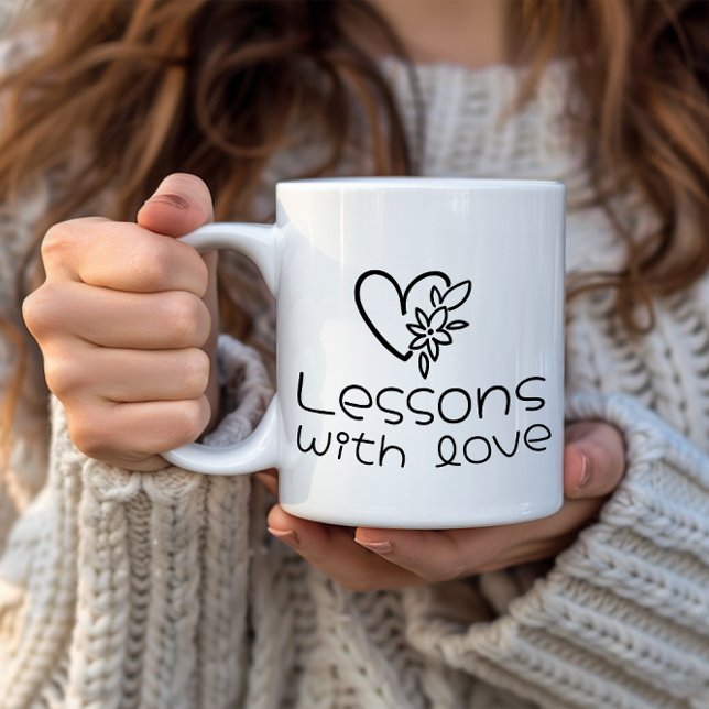 Valentines gift teacher thank you tasse (Von Creator hochgeladen)