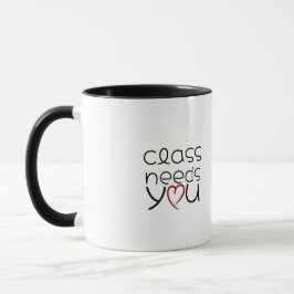 Valentines gift teacher thank you tasse