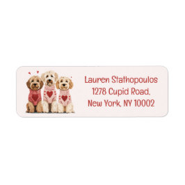 Valentines Goldendoodle Hunde