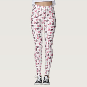 Valentines Heart Design Ladys Leggings