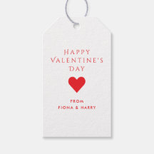 Valentines Heart Gift Tags