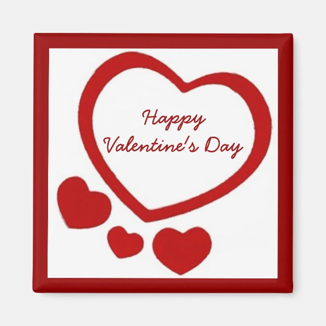 Valentine's Hearts Magnet (Vorne)
