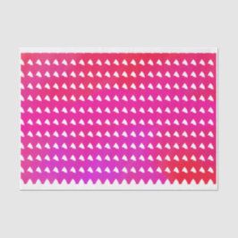 Valentines Hearts on Seidenpapier