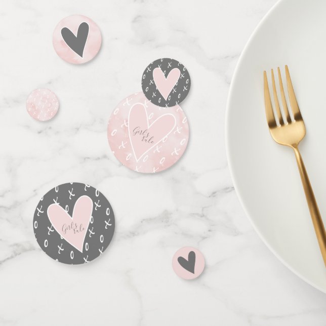Valentine's Hearts x and o Konfetti (Gruppe)
