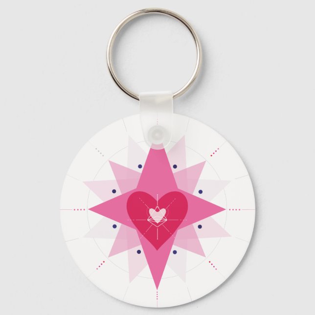 Valentines Hochzeitsgeschenk Charme Schlüsselanhänger (Vorderseite)