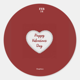 Valentines jour autocollant - sophiaco