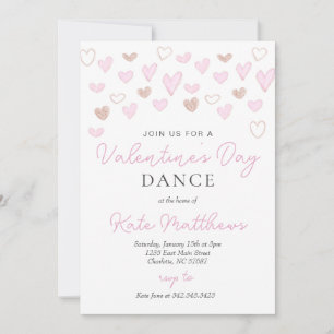 Valentines Jour Danse Invitation
