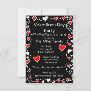 Valentines Jour Invitation