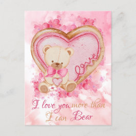 Valentines jour mignon Carte postale
