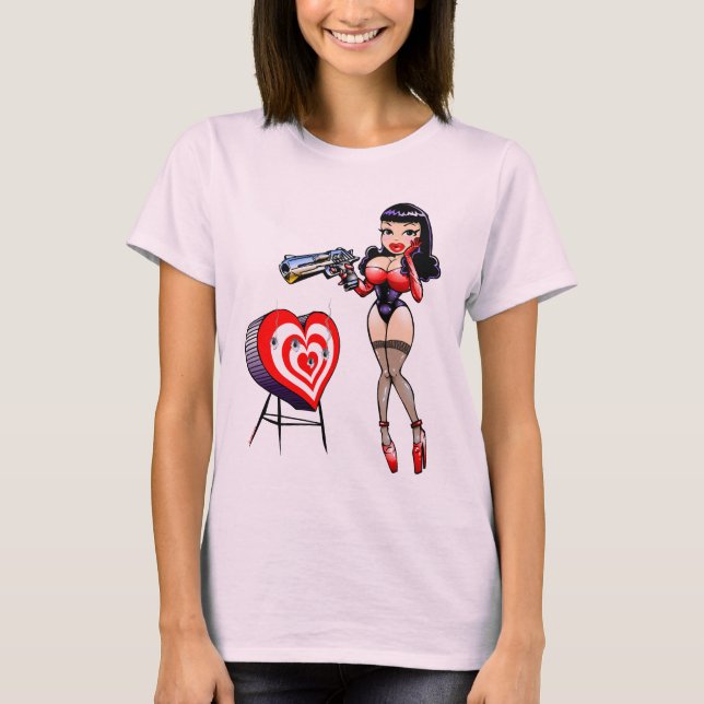 Valentines-LiebeHurts T-Shirt (Vorderseite)