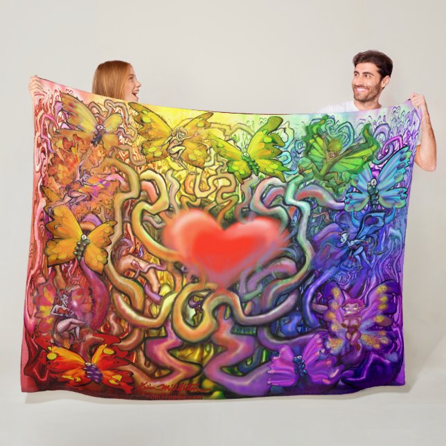 Valentine's Magic Fleece Blanket (Beispiel)