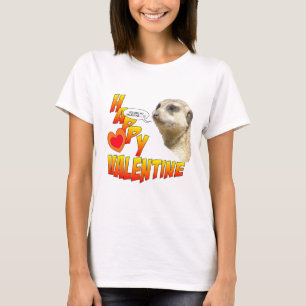 Valentines Meerkat Women's Bella T - Shirt