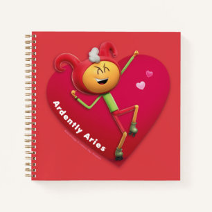 Valentine's Notebook for Aries Notizbuch