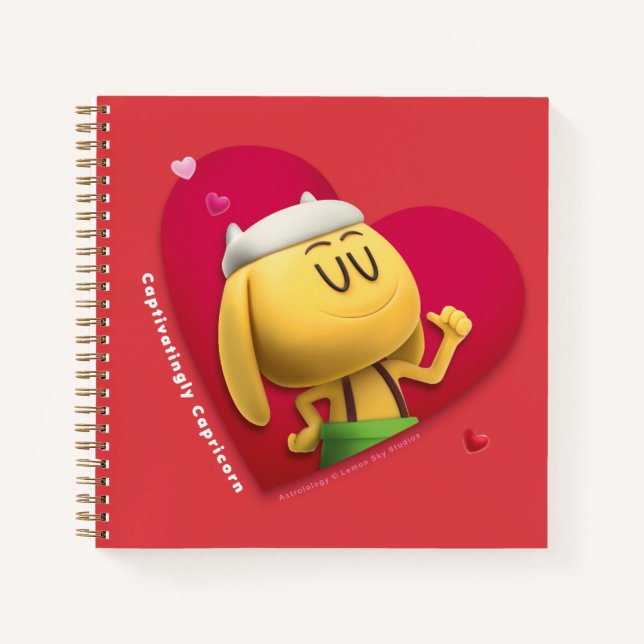 Valentine's Notebook für Capricorn Notizbuch (Vorderseite)