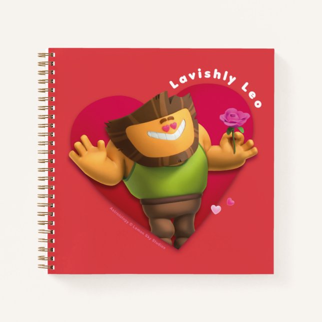 Valentine's Notebook für Leo Notizbuch (Vorderseite)