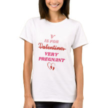 Valentines Pregnancy Ankündigungshemd