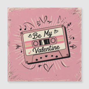 Valentine's Retro-Kassette, für ihn, für sie Magnetkarte