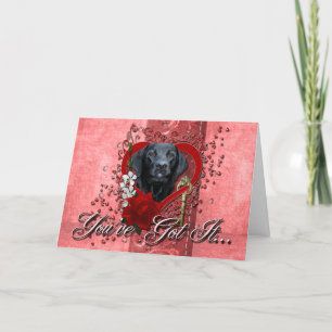 Valentines - Schlüssel zu meinem Herz - Labrador - Feiertagskarte