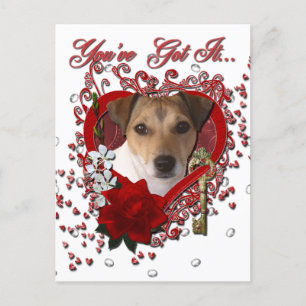 Valentines - Schlüssel zu meinem Herzen - Jack Feiertagspostkarte