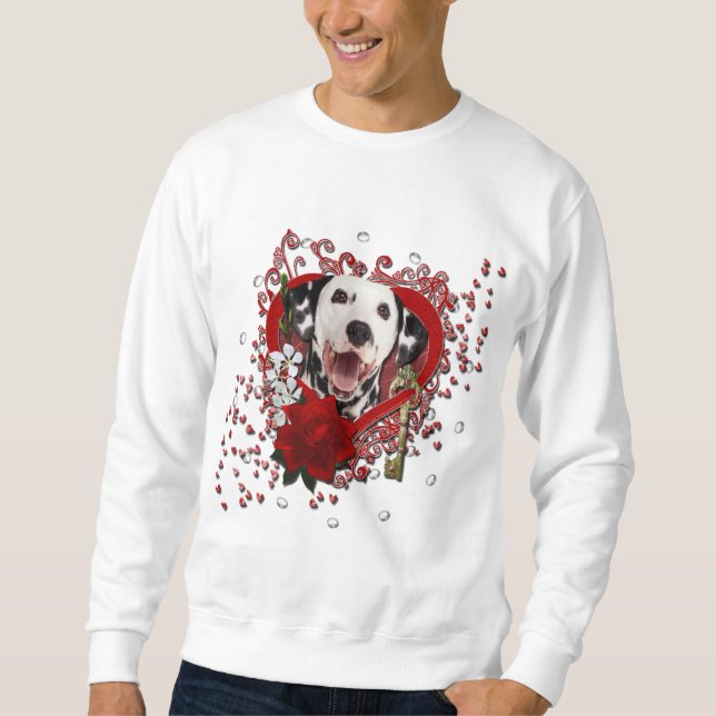 Valentines - Schlüssel zu meinem Herzen - Sweatshirt (Vorderseite)