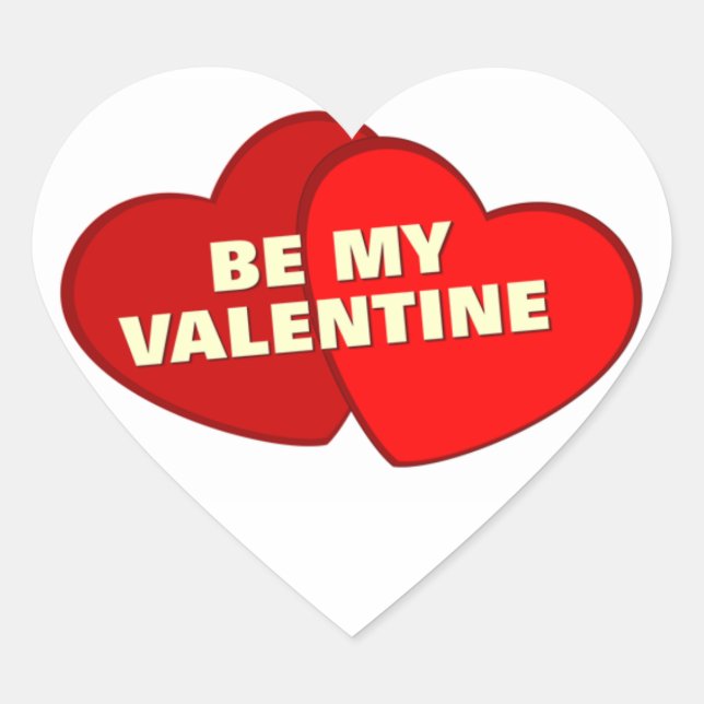 Valentines Square Stickers (Vorderseite)