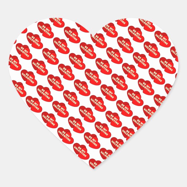 Valentines Square Stickers (Vorderseite)