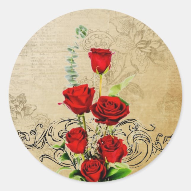 Valentines Sticker (Vorderseite)