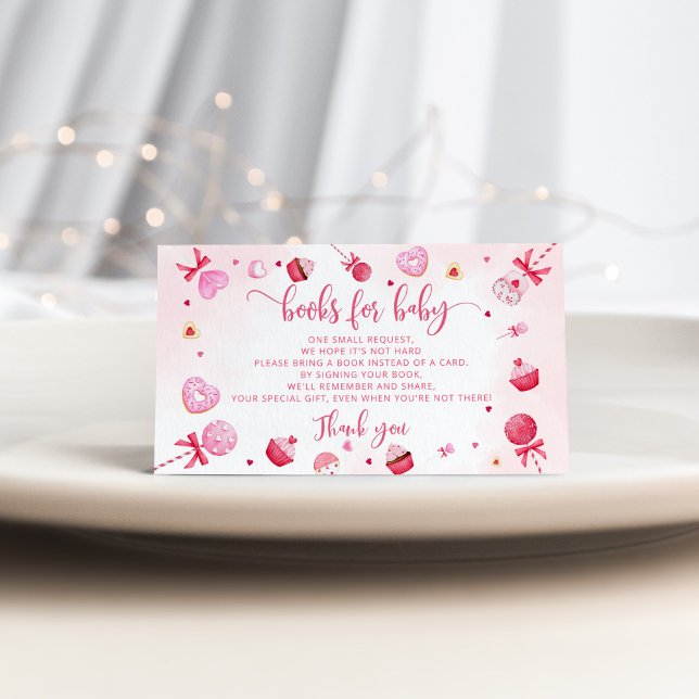 Valentines Sweethart Bücher für Babytickets Begleitkarte (Von Creator hochgeladen)