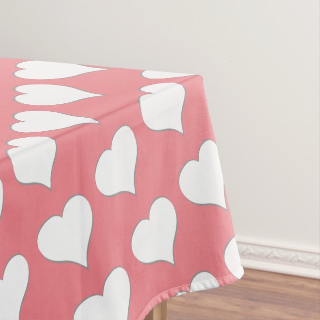 Valentine's Tablecloth Custom Valentine's Decor Tischdecke (Beispiel)