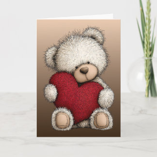 Valentines Teddy Bear Karte