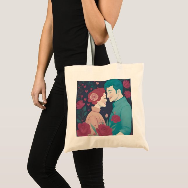 Valentine's tote tragetasche (Vorderseite (Produkt))