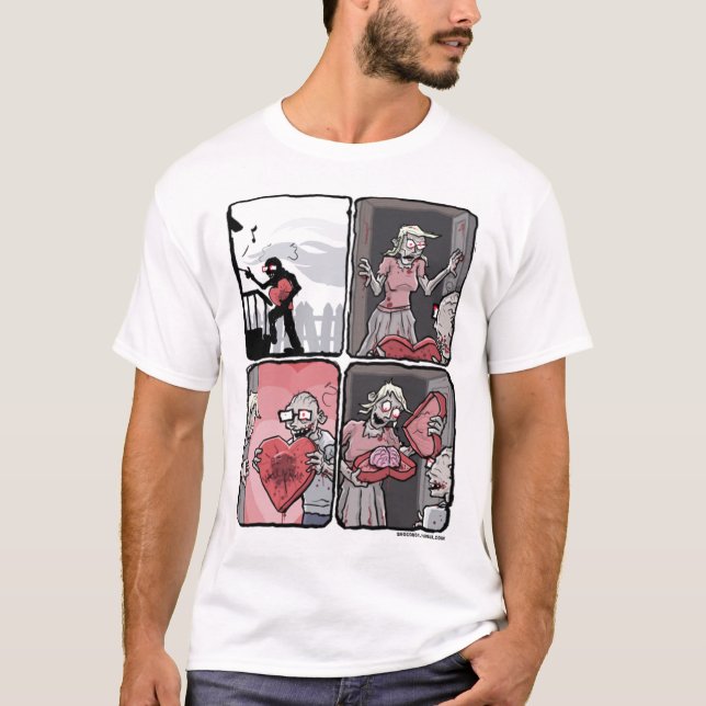 Valentines zombie T-Shirt (Vorderseite)