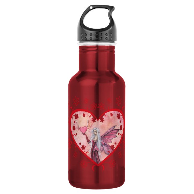Valentinfee Edelstahlflasche (Vorderseite)