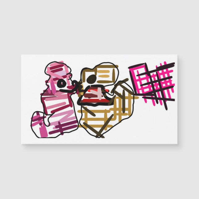 Valentinfreude Magnetkarte (Vorderseite)