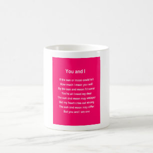 Valentingegedicht Kaffeetasse