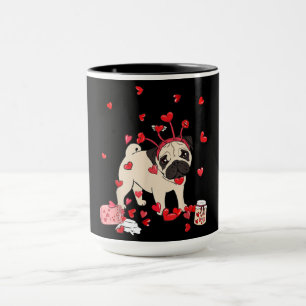 Valentingeschenk für Hunde Niedlicher Valentinst Tasse