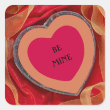Valentinherzen Bänder Rot & Gold Seien Sie meine