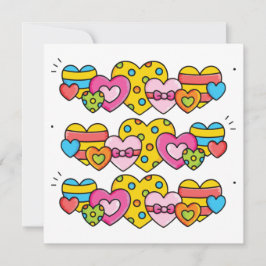 Valentinherzen Dankeskarte