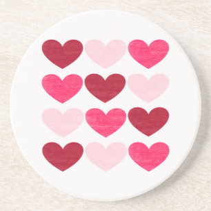 Valentinherzen Getränkeuntersetzer