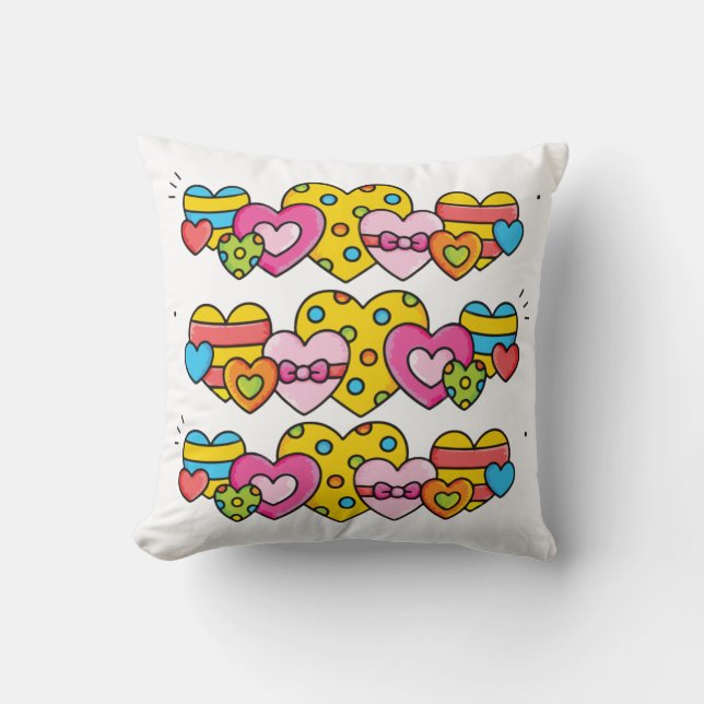 Valentinherzen Kissen (Vorderseite)