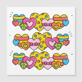 Valentinherzen Magneteinladung