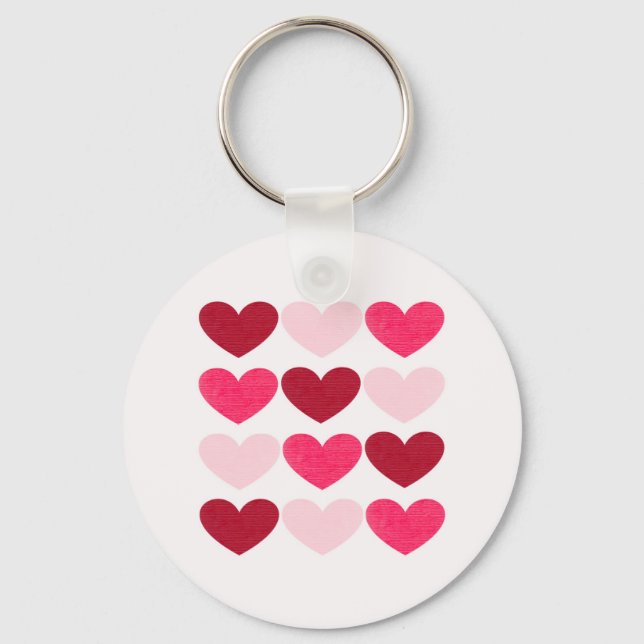 Valentinherzen Schlüsselanhänger (Vorderseite)